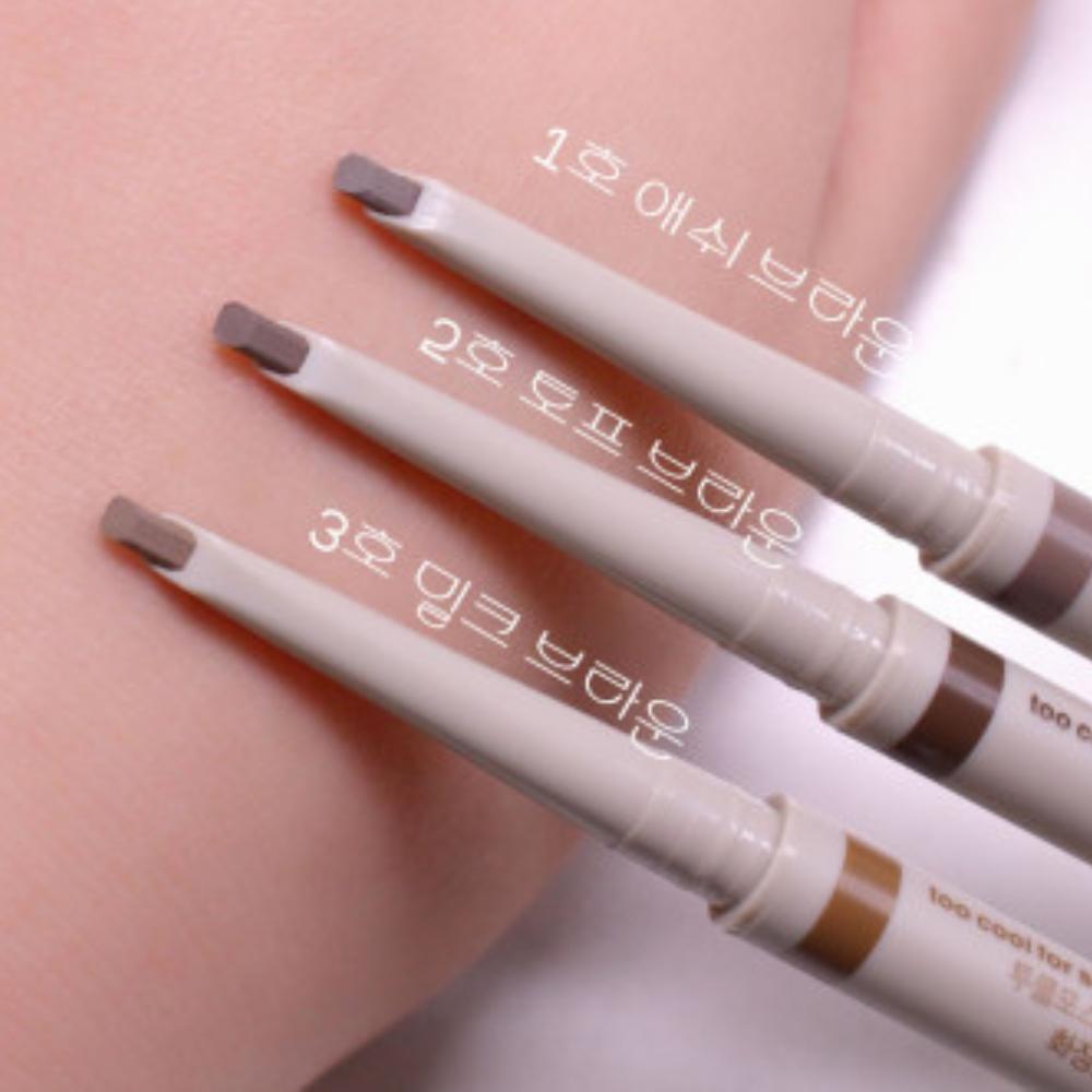 【Rlaso】‼️出清‼️Too Cool For School｜新極細眉筆 經典眉筆 自帶刷子 柔順 深邃 0.05g-細節圖3