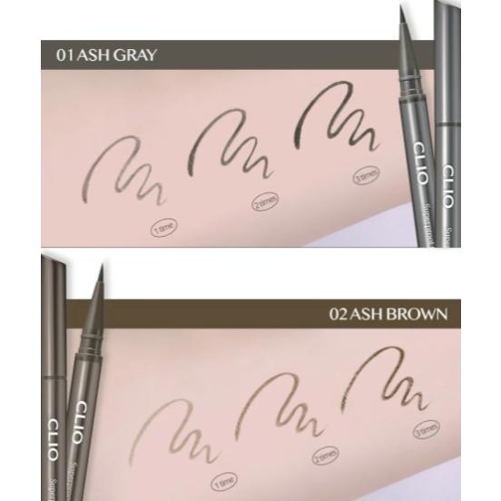 【Rlaso】CLIO｜超防水刷頭眼線液筆 KILL ASH 1g-細節圖3