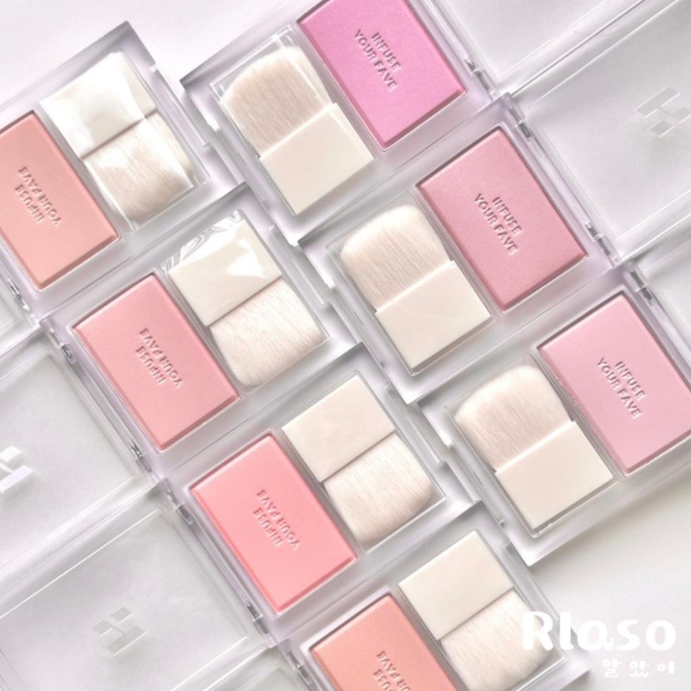 【Rlaso】‼️出清‼️HOLIKA HOLIKA | 牛奶腮紅 多巴胺腮紅 腮紅盤 不結塊 光滑肌必備 附刷-細節圖3