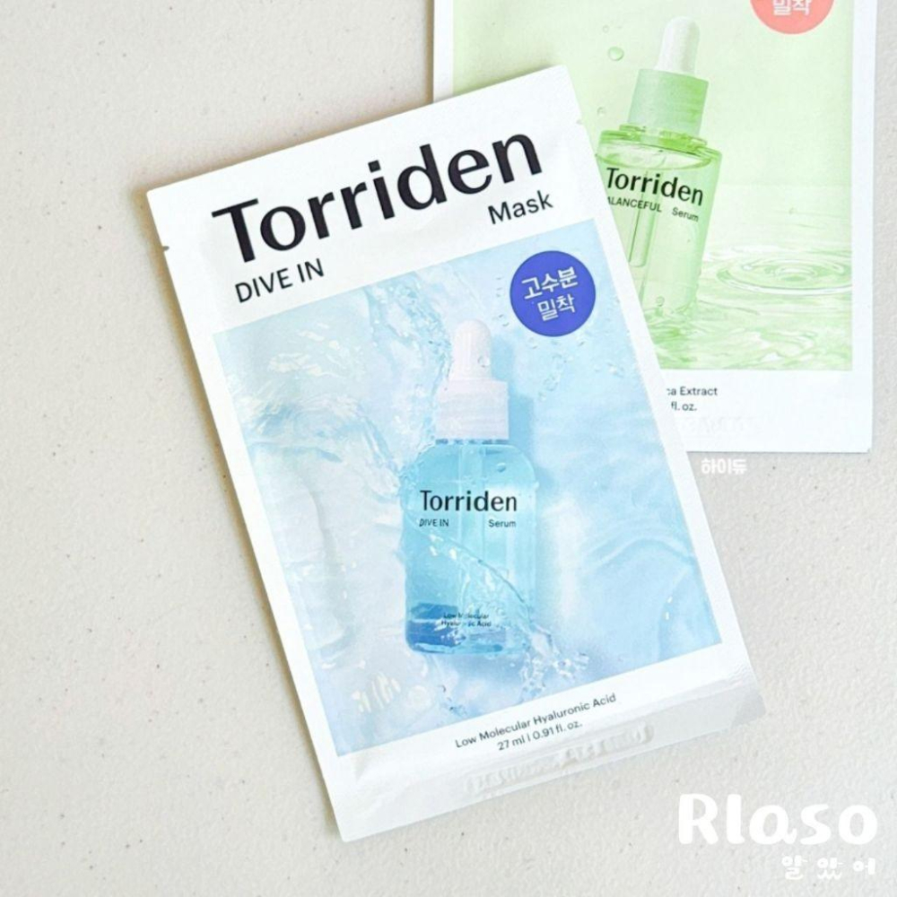 【Rlaso】Torriden｜DIVE IN玻尿酸面膜 BALANCEF積雪草面膜 5D微分子玻尿酸保濕鎮靜 保濕面膜-細節圖4