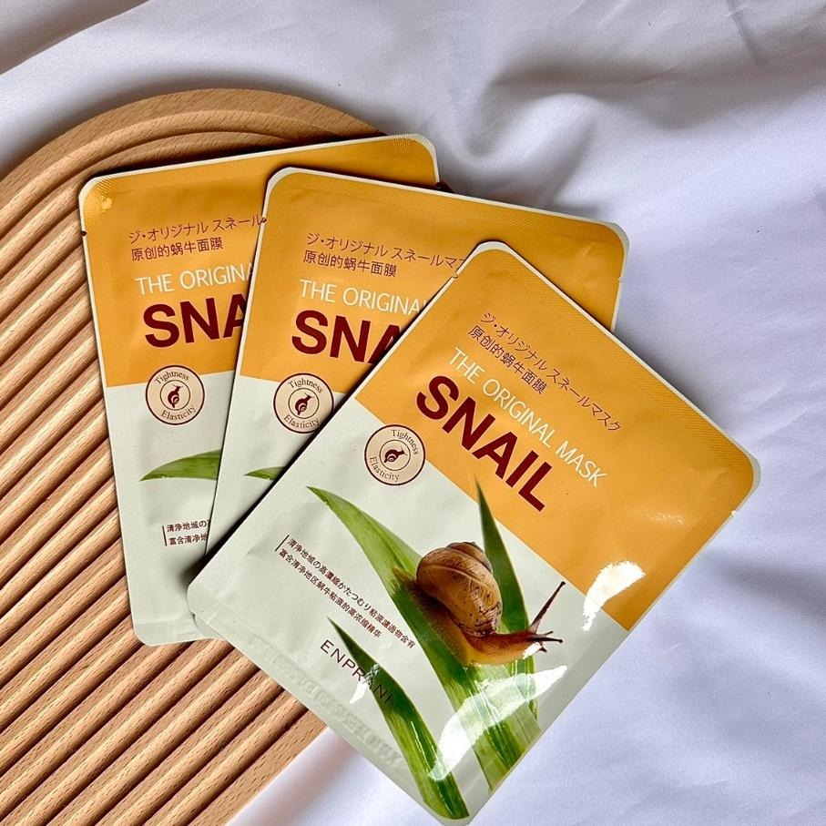 【Rlaso】ENPRANI ｜原味蝸牛面膜 23g ( 膠原蛋白 面膜 光滑 Rlaso )-細節圖2