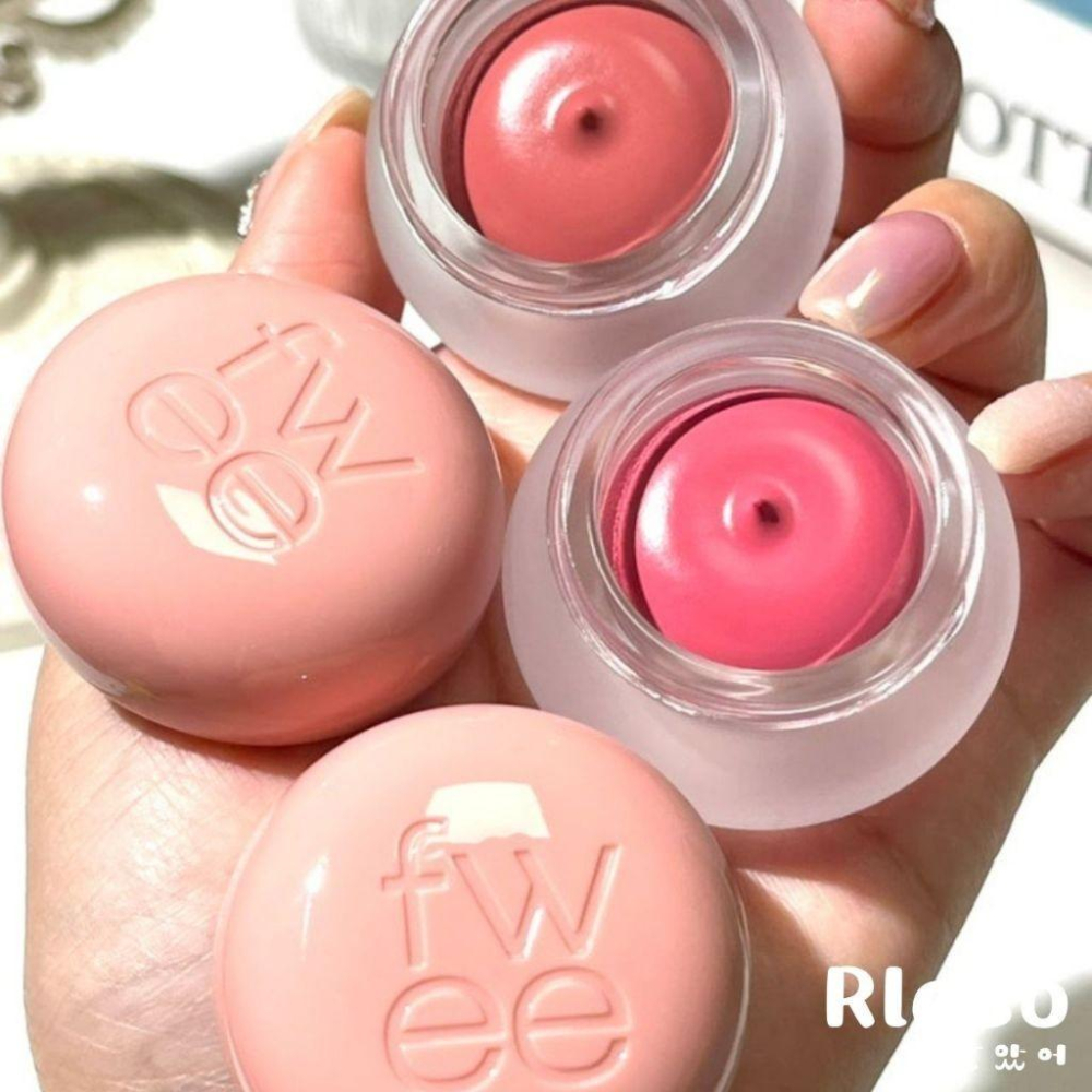 【Rlaso】fwee｜唇頰兩用布丁膏 腮紅 唇彩 奶霧絲滑布丁鍋 唇頰兩用-細節圖6