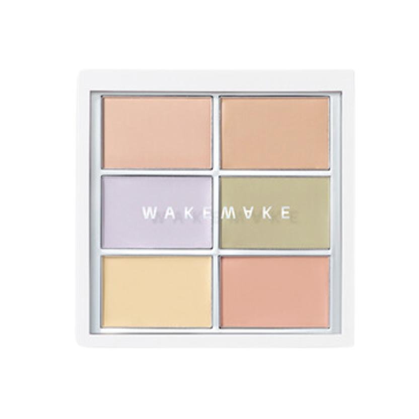 【Rlaso】WAKEMAKE｜6色遮瑕盤 9g 黑眼圈 遮瑕 提亮-細節圖2