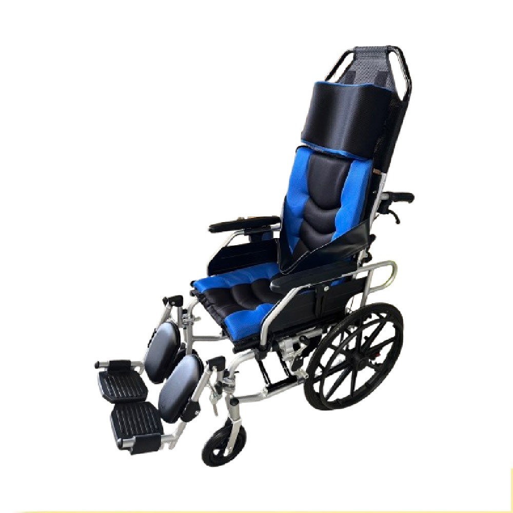 鋁合金輪椅 躺式輪椅 水平躺 FZK-AB 富士康 躺舒芙 高背輪椅 鋁合金功能輪椅 仰躺 移位 骨科腳-細節圖7