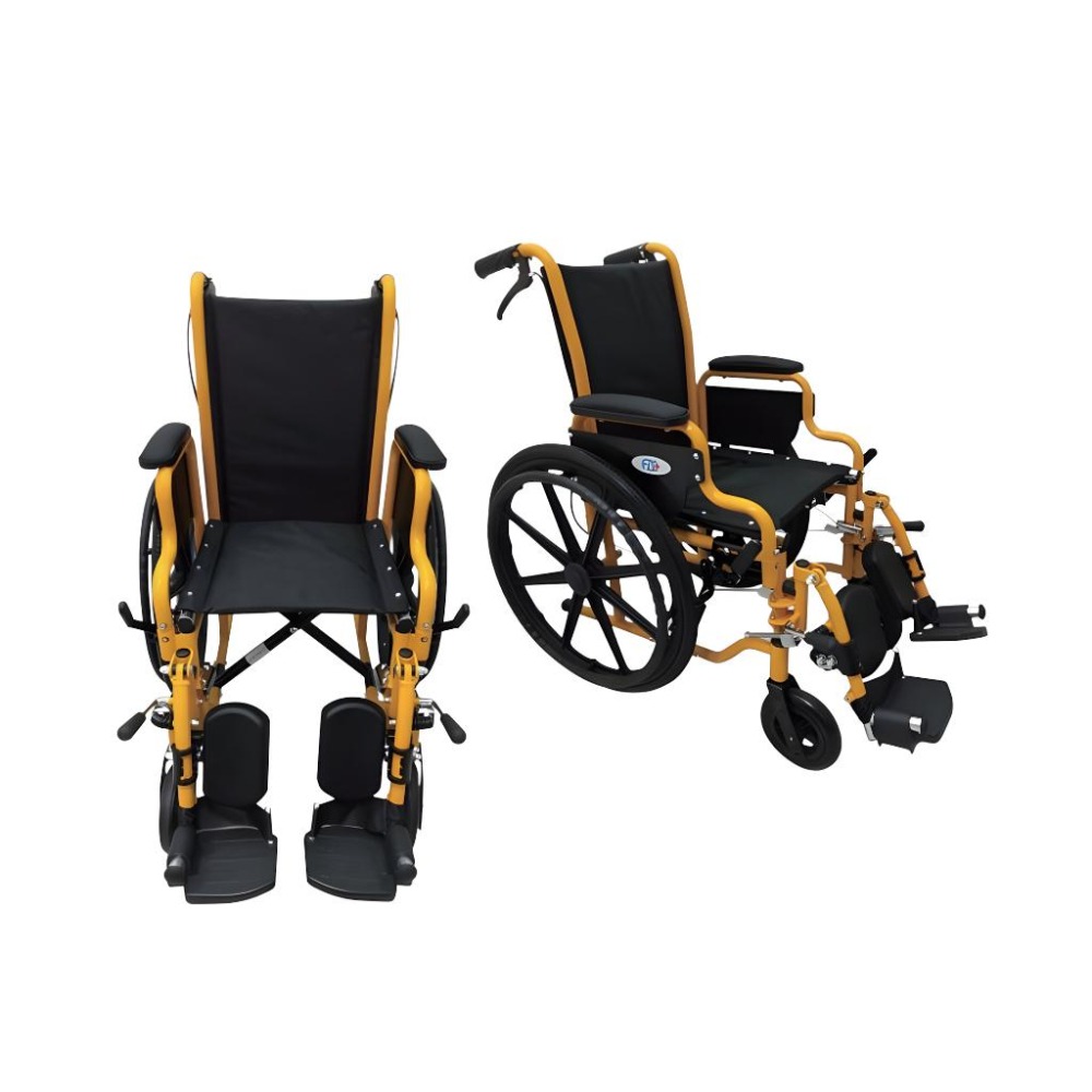 【免運】兒童骨科輪椅 富士康 FZK-121 小兒科 診所 醫院 輪椅A款 骨科輪椅 附安全帶 輪椅 輔具-細節圖2