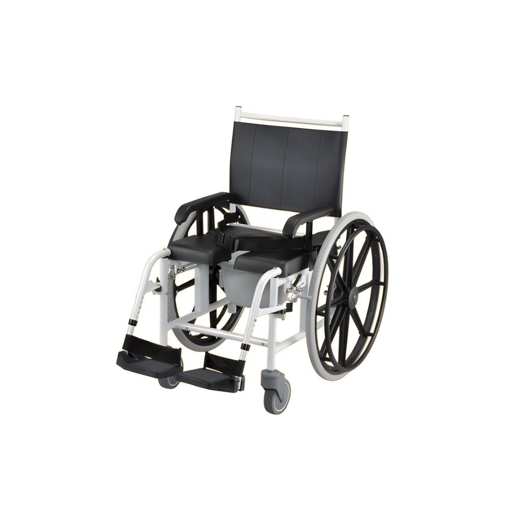 輪椅 馬桶椅 光星NOVA AMiGO 手推移位型 附輪 洗澡馬桶椅  附輪洗澡馬桶椅 洗澡椅 移位 大輪-細節圖2