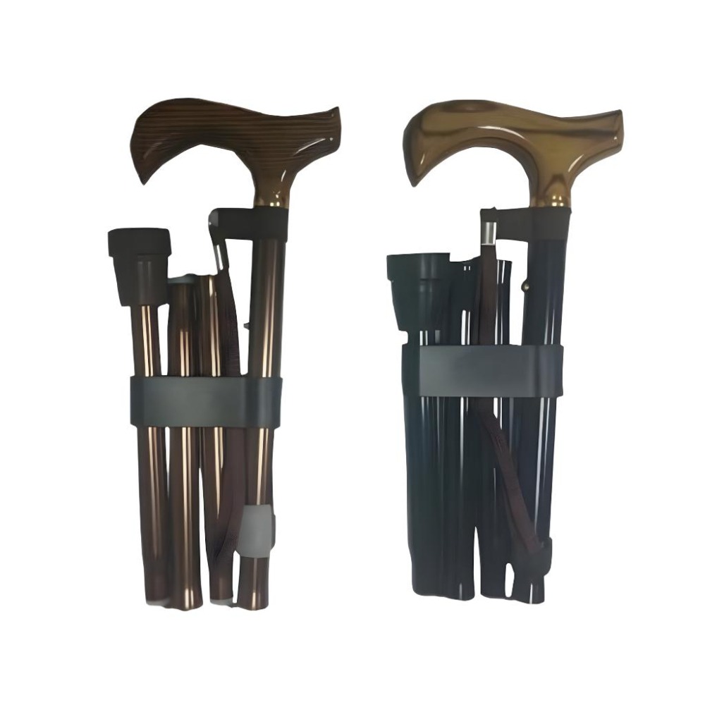 摺疊拐杖 FZK-2251 FZK 富士康 折疊拐 拐杖 鋁合金 FZK2251 黑色 古銅色 單手拐 輔具 輔助行走-細節圖2