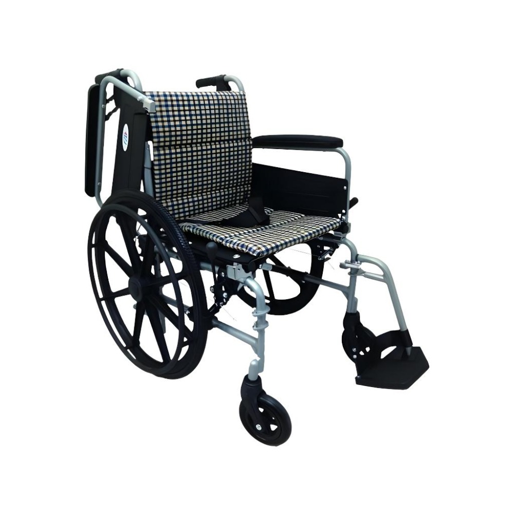 鋁合金輪椅 富士康 FZK-K4 折背 拆手拆腳 3款後輪 輪椅 16吋後輪 24吋後輪 脊損輪椅 輪椅B+A款 補助-細節圖2