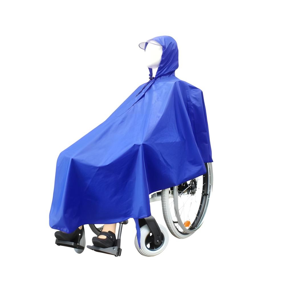 雨衣 輪椅雨衣 大人雨衣 輪椅專用 老人雨衣 成人雨衣 方便穿脫雨衣 輕便雨衣 輪椅 長雨衣-細節圖2