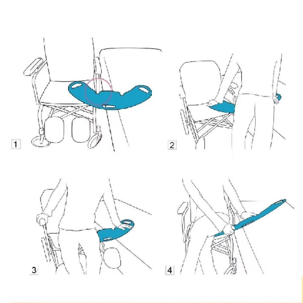 移位滑板 土豆板 天群 EZ-510 蝴蝶移位板 移位 病床 輪椅 移動 手動病患輸送裝置-細節圖3