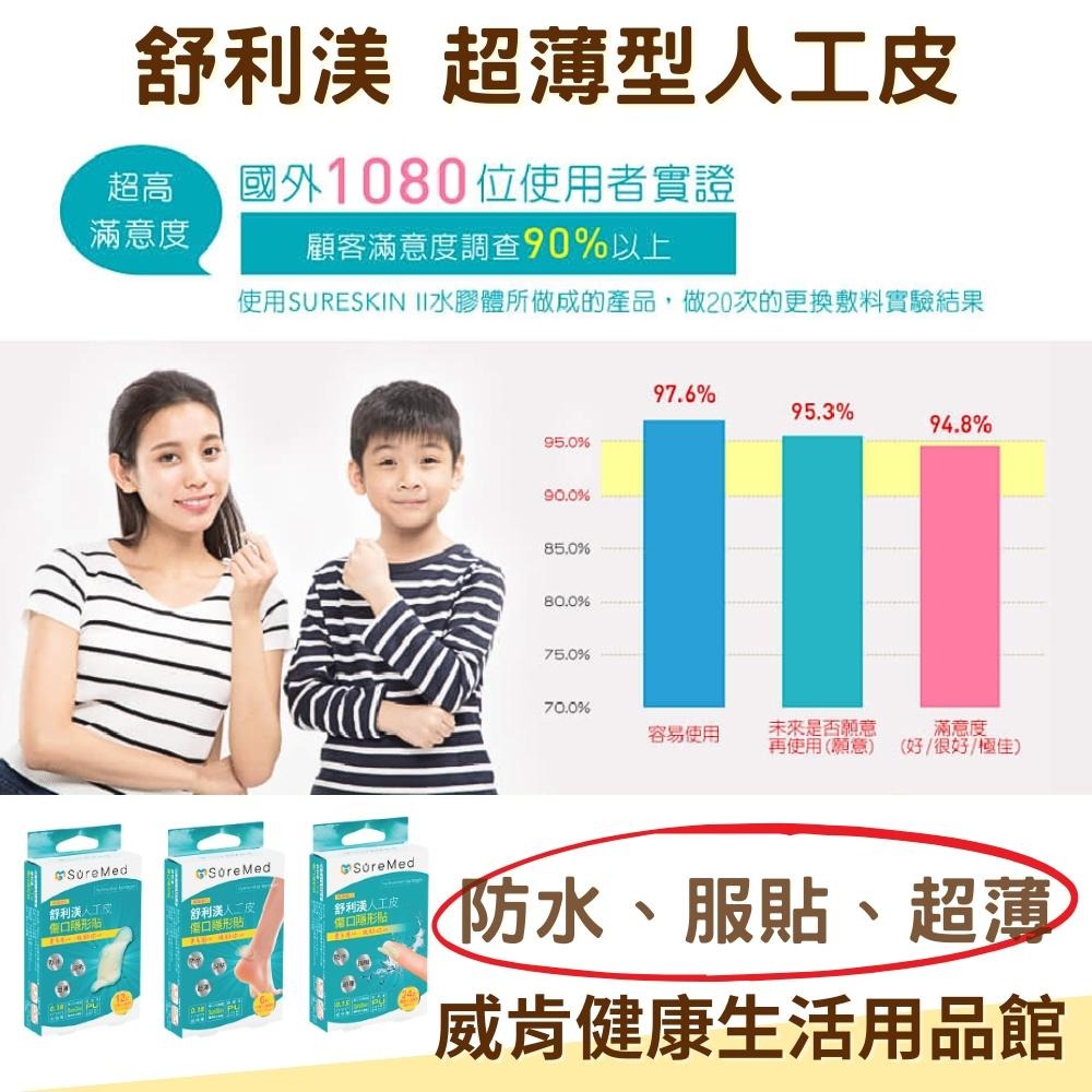 舒利渼 人工皮 隱形貼 超薄型傷口隱形貼 舒利美 小傷口/指用 中傷口/腳跟用 微傷口/指溝用-細節圖3