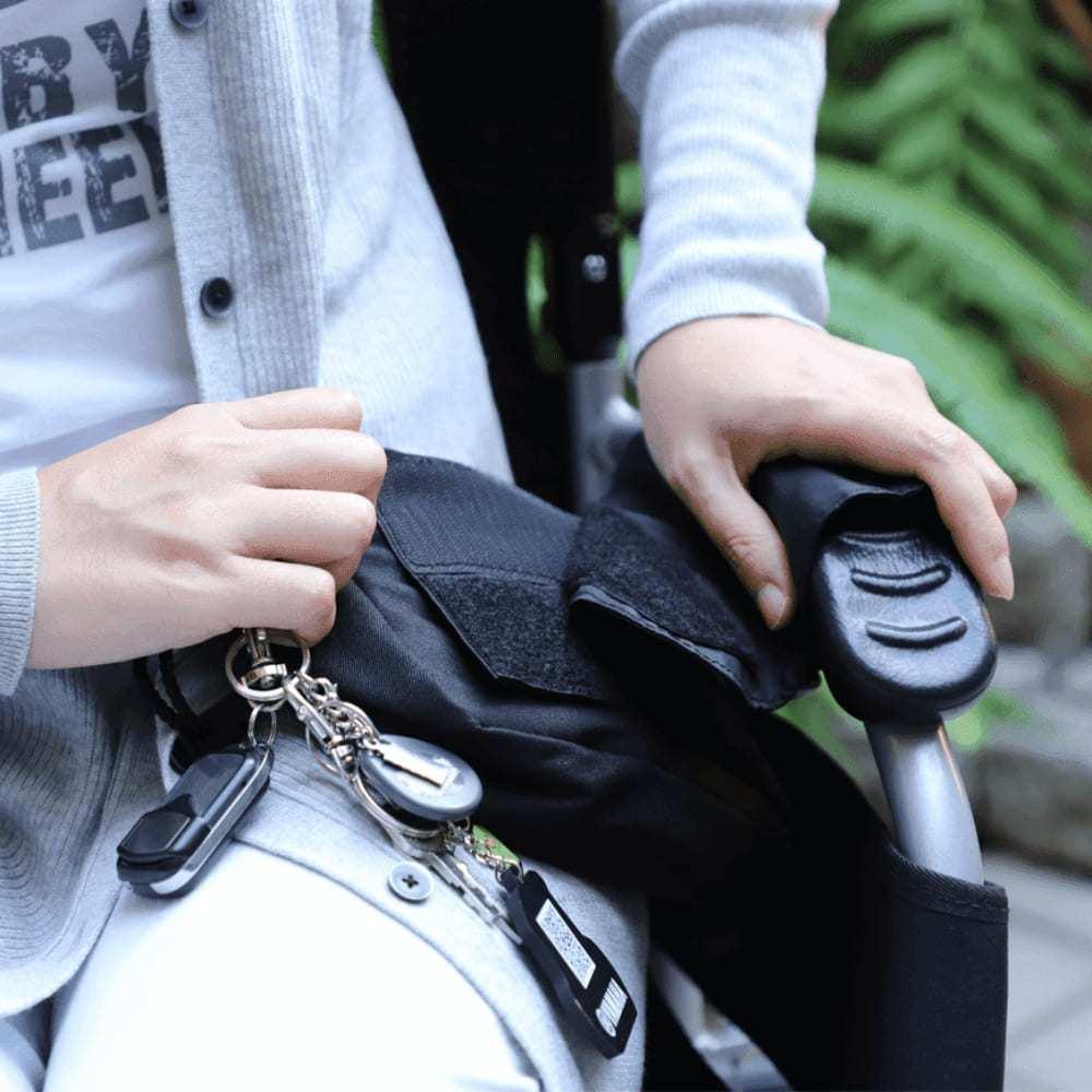 康揚 輪椅扶手側包 輪椅收納包 輪椅包 兩用背包-細節圖5