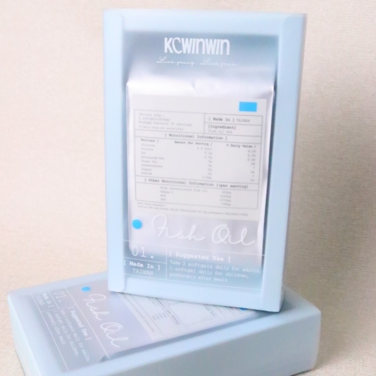 K.C WIN-WIN 95%魚油 60顆/盒-細節圖2