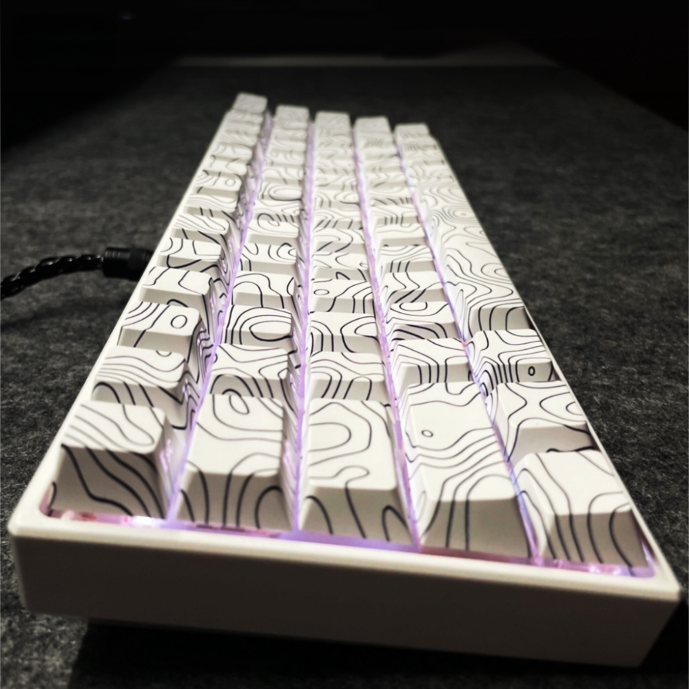 YK61 磁軸鍵盤 等高線鍵帽-細節圖3