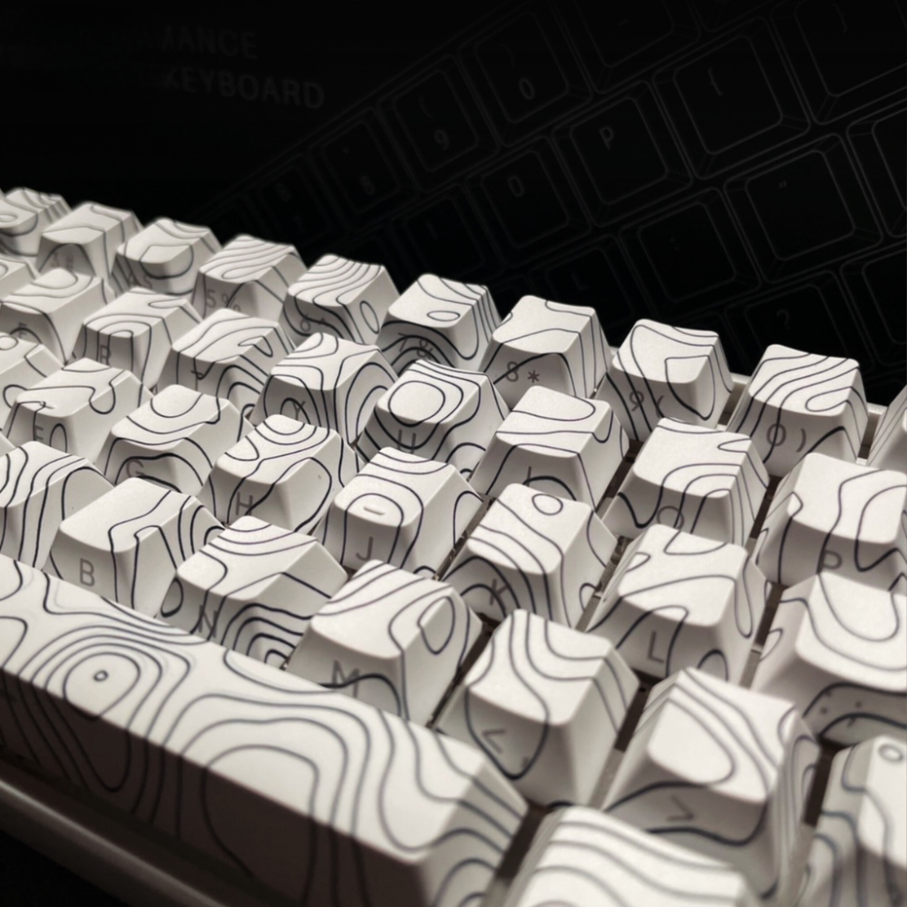 YK61 磁軸鍵盤 等高線鍵帽-細節圖4