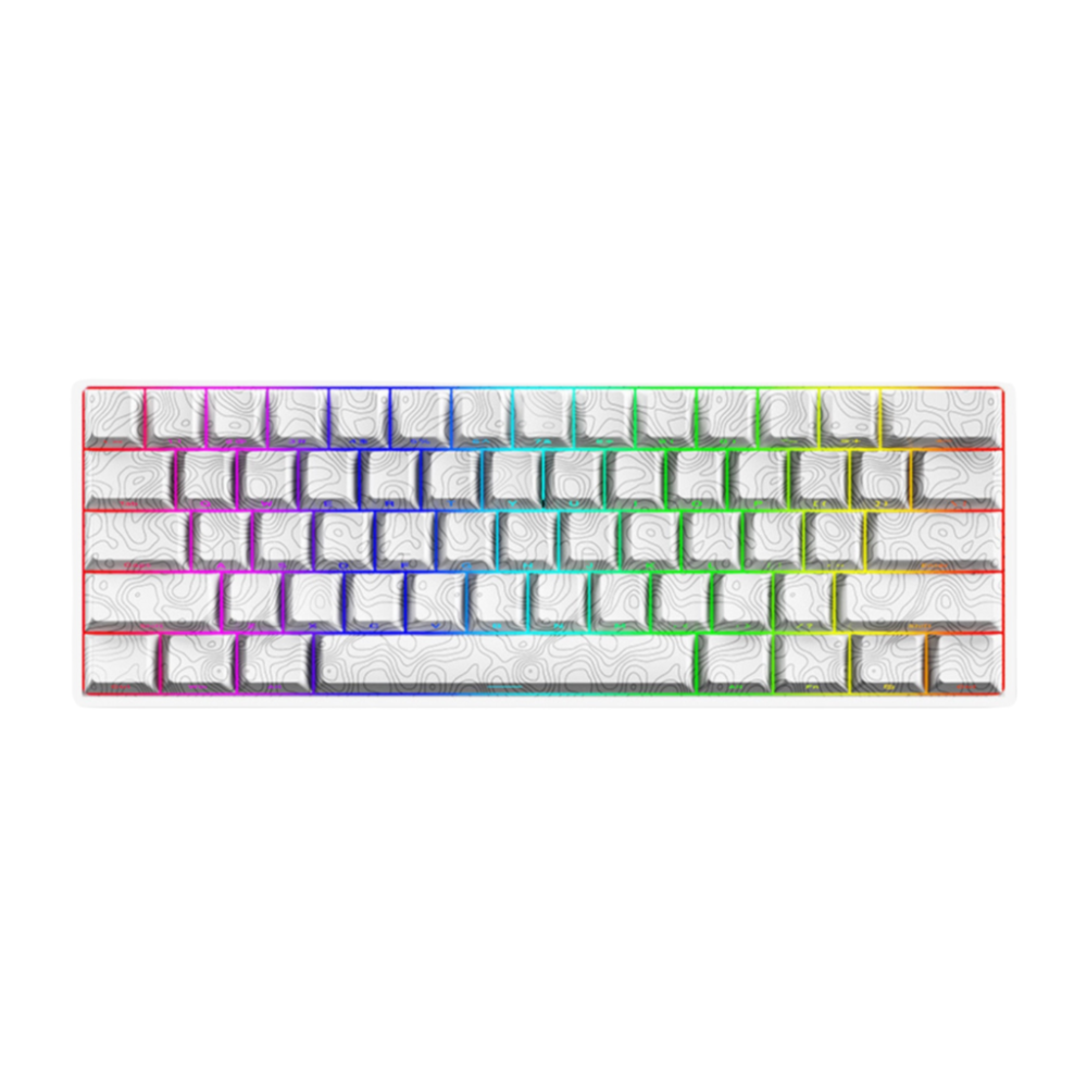 YK61 磁軸鍵盤 等高線鍵帽-規格圖5