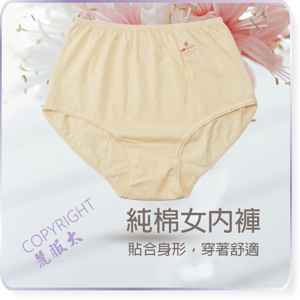 ∞麗服太∞三福196-純棉高腰三角褲、蕾絲內褲、婦女內褲、媽媽內褲＊艋舺服飾商圈-品牌店家＊
