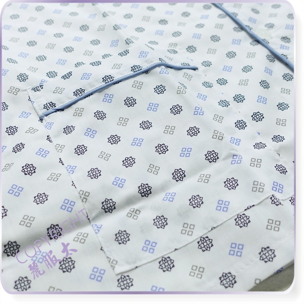 ∞麗服太∞7104-銀髮族薄家居服、舒爽病患服、居家棉套裝、老人睡衣、阿公睡褲、長照服、全加誼＊艋舺服飾商圈-品牌店家＊-細節圖6