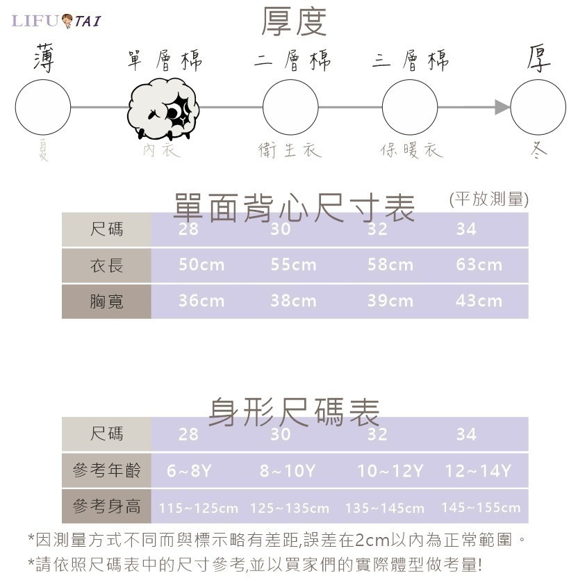 ∞麗服太∞小三福105、855-純棉背心、單面兒童背心、羅紋女小背心、全白學生背心、內搭小可愛＊艋舺服飾商圈-品牌店家-細節圖7