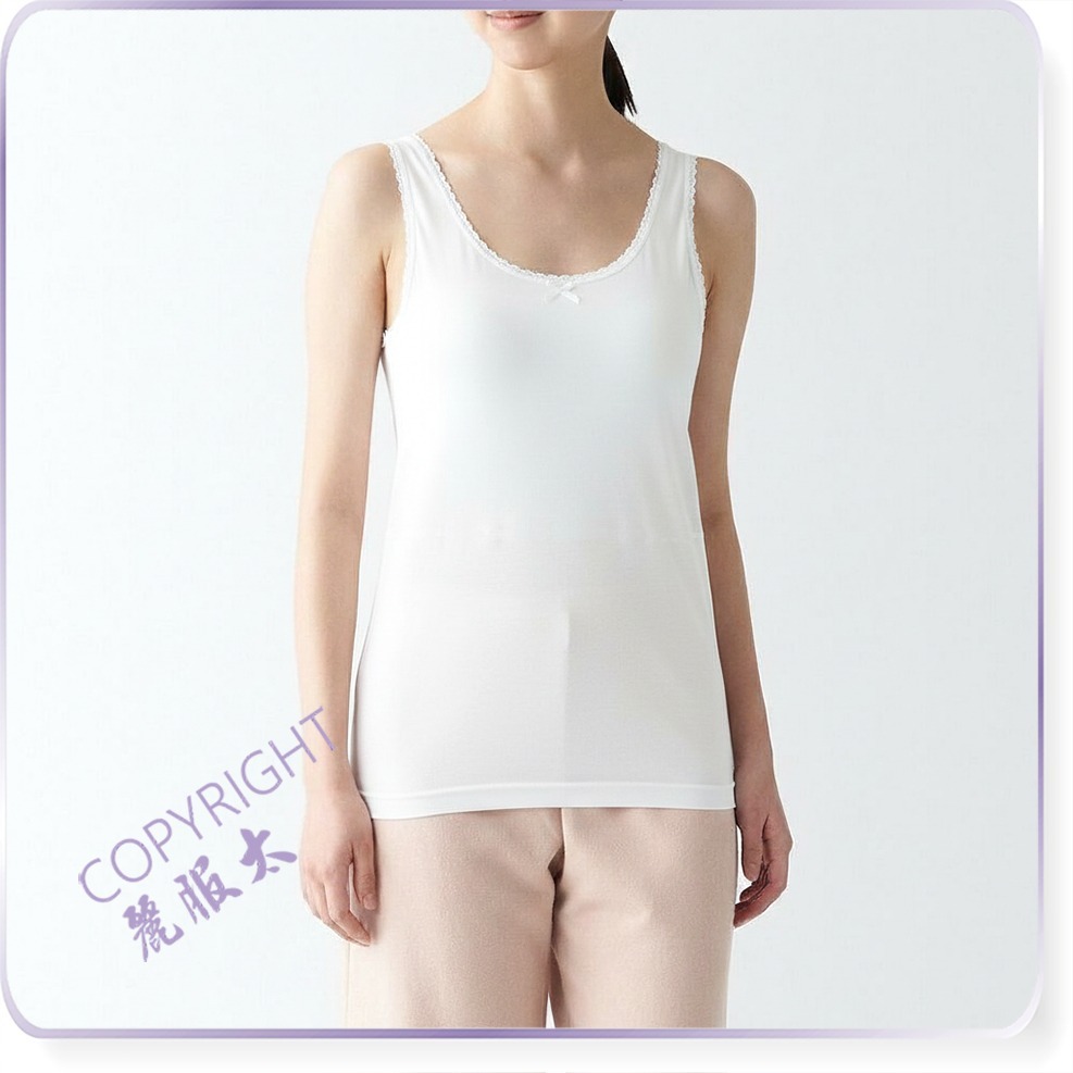 ∞麗服太∞三福895-羅紋女背心、純棉背心、蕾絲女背心、全白背心、內搭小可愛＊艋舺服飾商圈-品牌店家-細節圖5