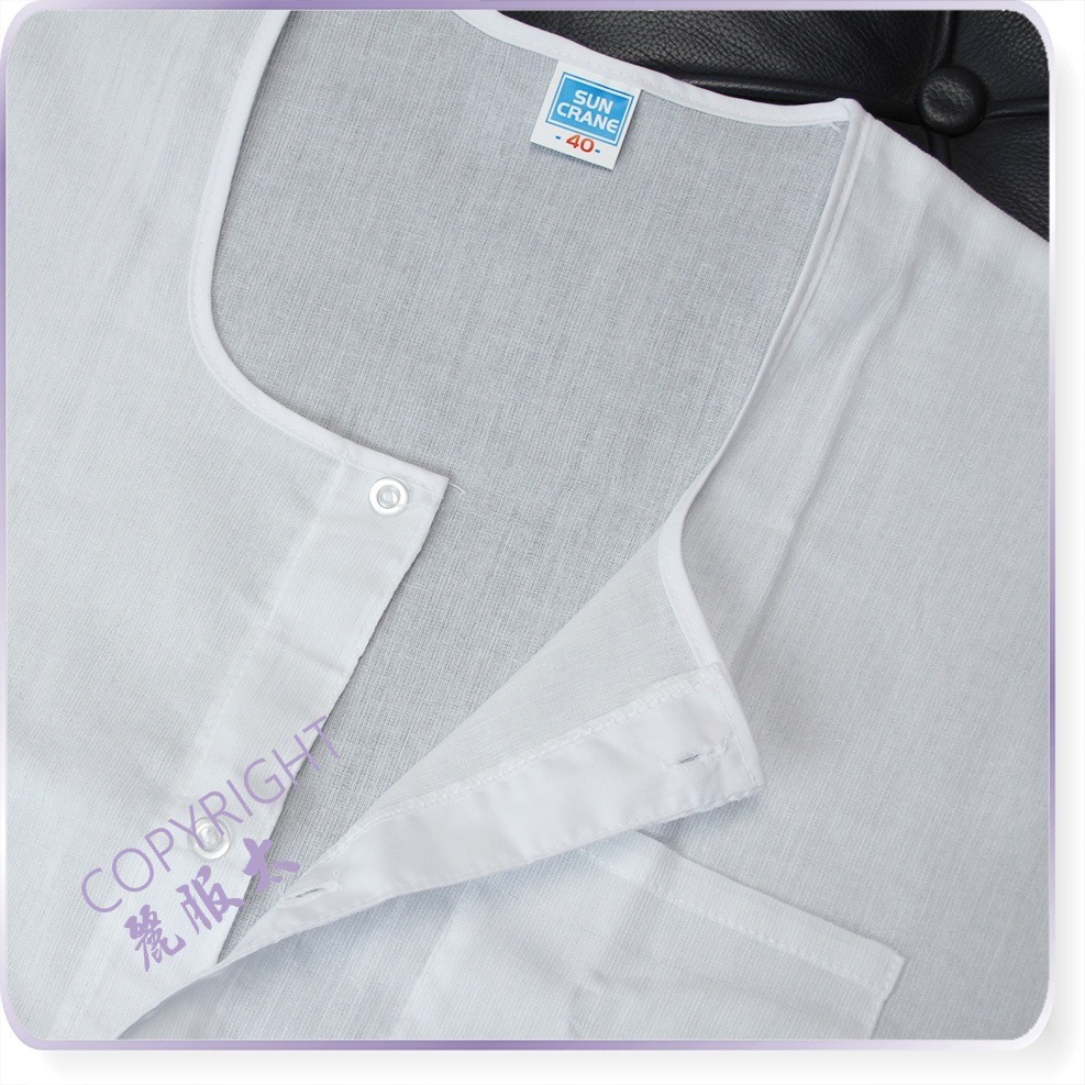 ∞麗服太∞日鶴牌2880-全開扣竹紗衣、長袖麻紗衣、縐縐布汗衫、阿公睡衣、日鶴＊艋舺服飾商圈-品牌店家＊-細節圖3
