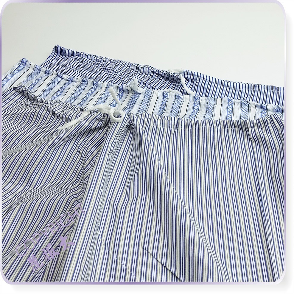 ∞麗服太∞LFT085-銀髮綁帶內褲、抽繩棉四角褲、病房輕便短褲、阿公休閒短褲、復古條紋短褲＊艋舺服飾商圈-品牌店家＊-細節圖4