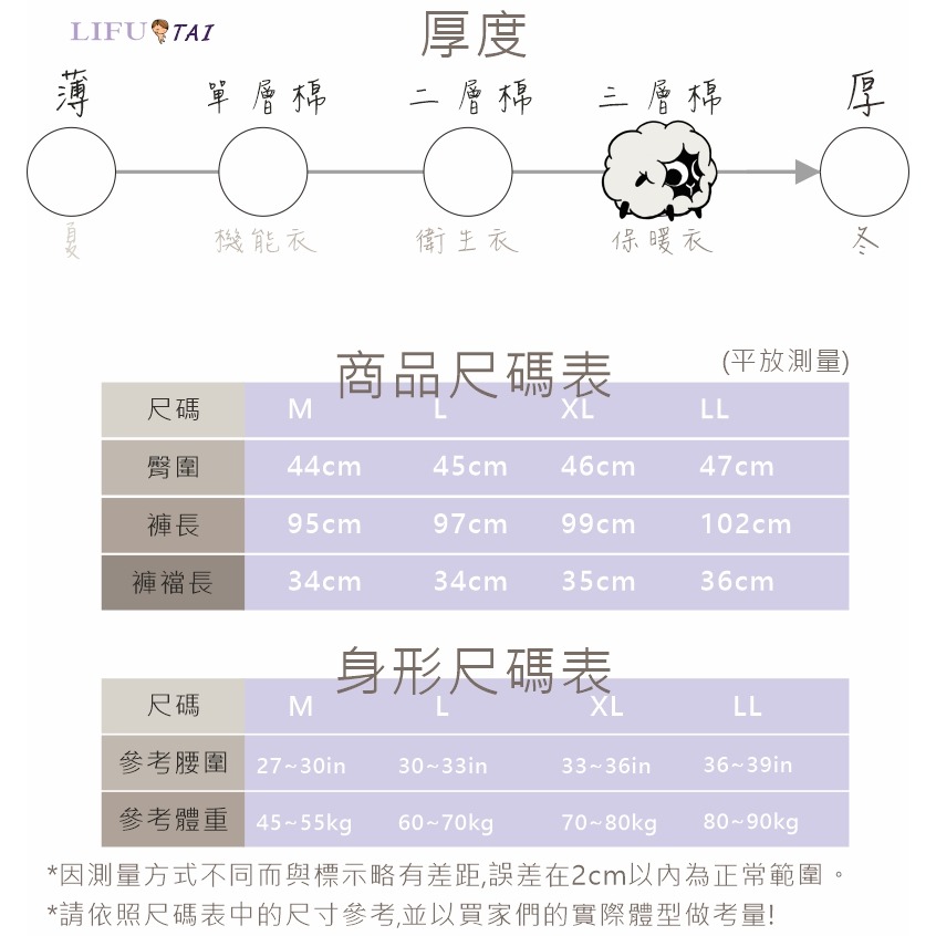 麗服太∞日鶴牌315T、535T-銀髮族磨毛長褲、保暖家居褲、保溫休閒褲、阿公衛生褲、日鶴＊艋舺服飾商圈-品牌店家＊-細節圖6