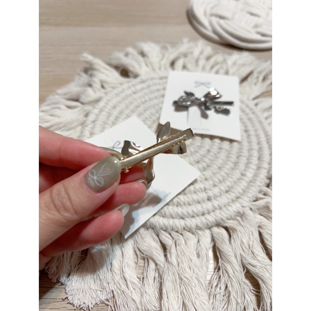 立體蝴蝶結髮夾-細節圖3