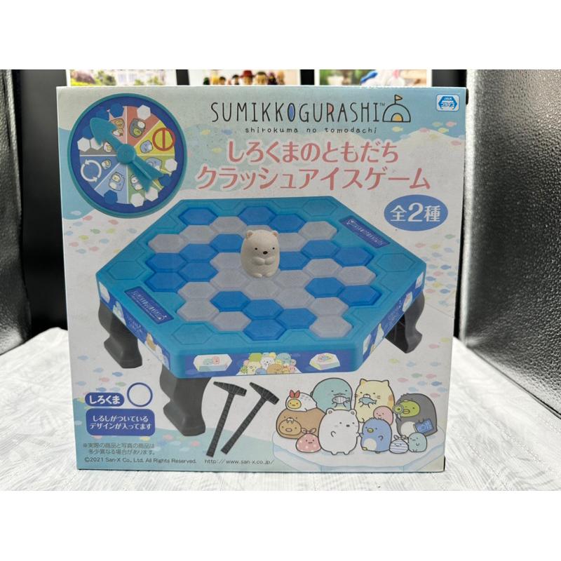 正版 日本 角落生物 桌遊 輪盤 敲冰磚 白熊 恐龍 敲冰塊 轉盤-細節圖3