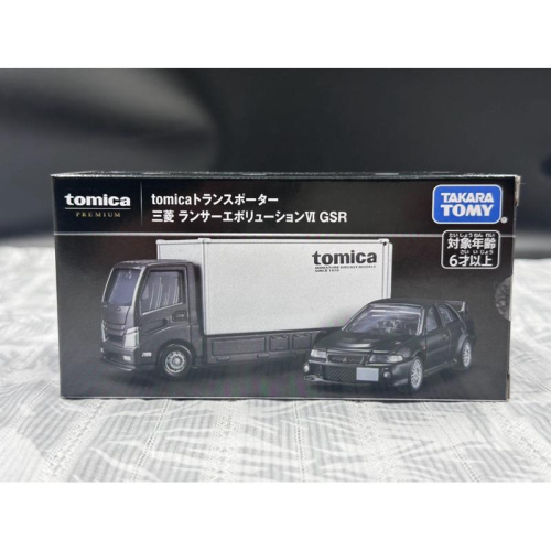正版 TOMICA 載運車 運輸車組 PREMIUM三菱 EVO VI GSR