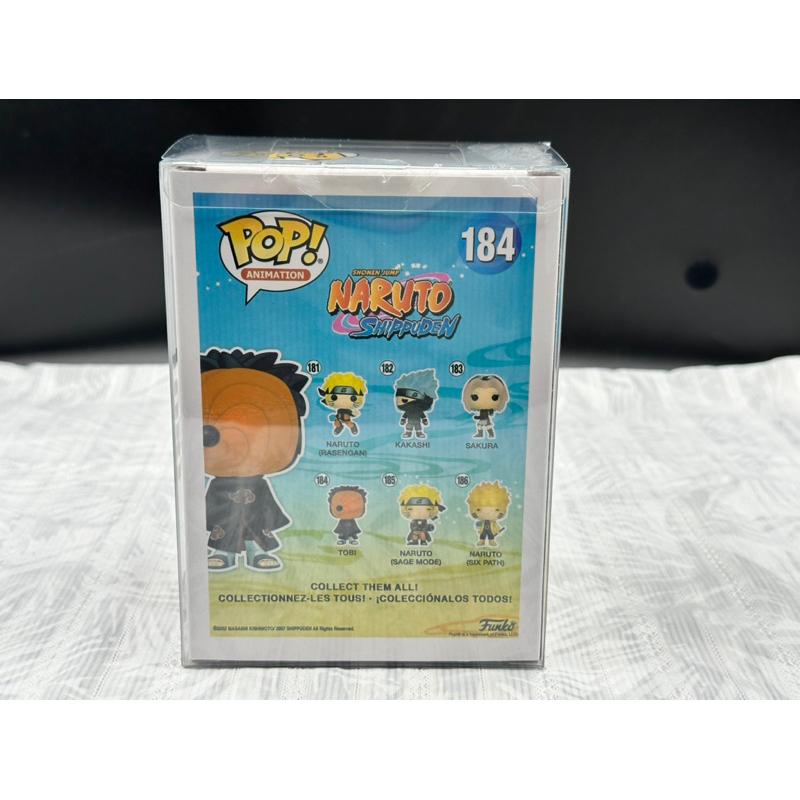 上海 FUNKO POP 184 宇智波 帶土鳶 曉 TOBI 火影忍者 手辦 桌面擺飾-細節圖3