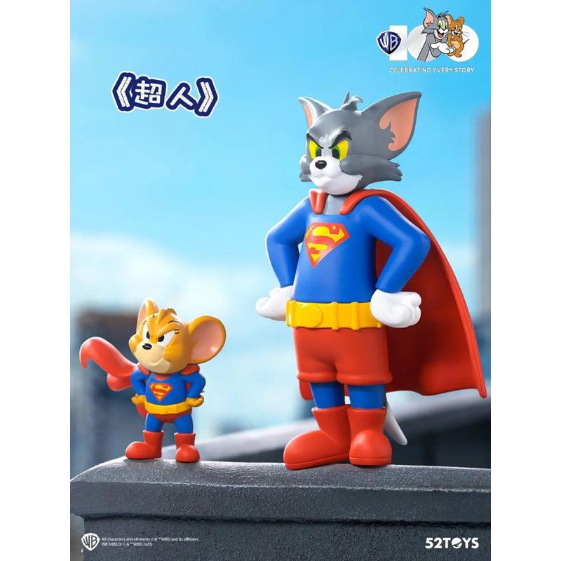 正版 華納 100周年纪念 湯姆貓與傑利鼠 52TOYS 盒玩 盲盒 公仔 TOM and JERRY-細節圖4