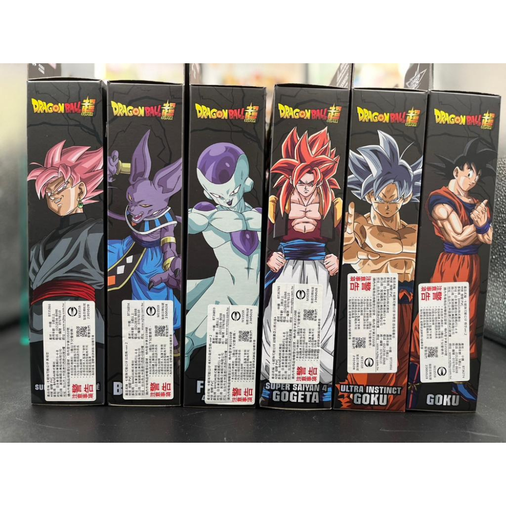 正版 七龍珠 可動公仔 DRAGON BALL 悟空  黑悟空 自在極意 悟吉塔 弗利沙 比魯斯 萬代 Bandai-細節圖4