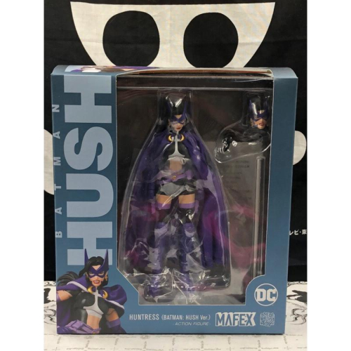 正版 DC Medicom Toy MAFEX女獵手 蝙蝠俠 緘默 ver 可動公仔 Batman hush