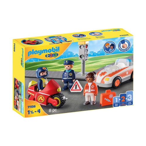 正版 德國 摩比人 救難隊英雄 Playmobil 可動 人偶 積木 公仔 908