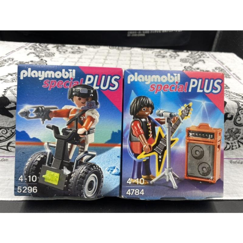 正版 Playmobil 特務探員 搖滾天王 吉他 舞台 超優惠 摩比人 人物 配件 包