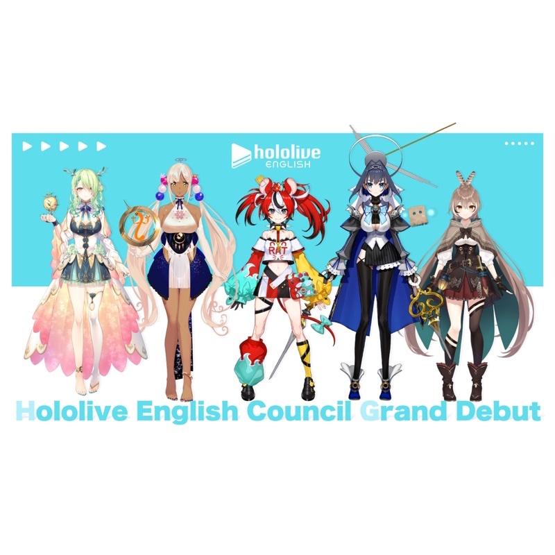 正版 Hololive English會議 壓克力 人形立牌 九十九佐命 賽萊希 法娜 奧羅 克洛尼 七詩無銘 貝爾絲-細節圖2