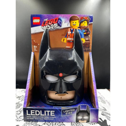 正版 LEGO 樂高 蝙蝠俠 立體壁燈 面具 發光 玩電影2