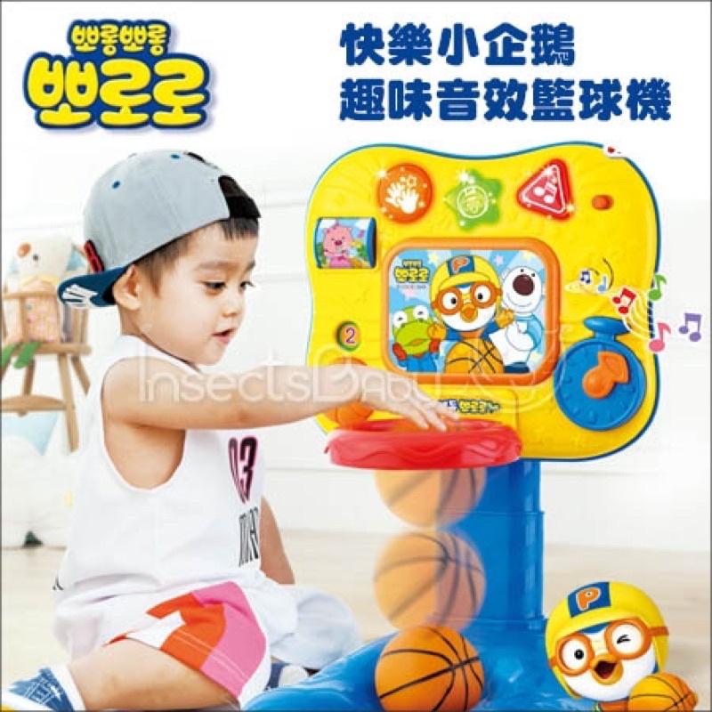 正版 ICONIX 韓國 趣味音效籃球機 兒童 幼兒 pororo 灌籃 投籃 聲音 玩具 好玩 籃筐 按鈕 籃網 運動-細節圖4