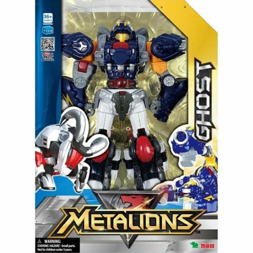 正版 韓國 Metalions 鋼鐵防衛隊 炫風騎士 幻影 變形 合體 機器人 二合一
