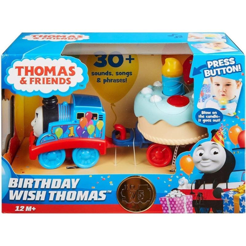 正版 湯瑪士小火車 生日快樂組 蛋糕 蠟燭 英國 火車 兒童玩具