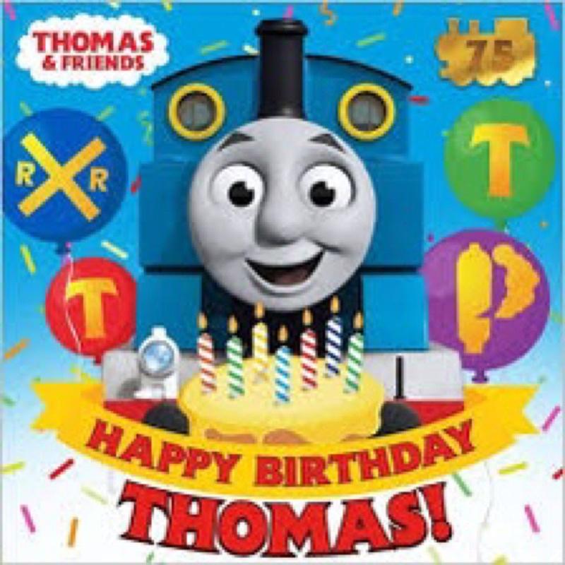 正版 湯瑪士小火車 生日快樂組 蛋糕 蠟燭 英國 火車 兒童玩具-細節圖2
