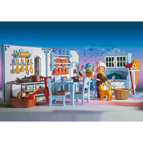 正版 Playmobil 摩比人 70970 維多利亞 有火爐的廚房 女僕 圍裙 水槽 櫥櫃 娃娃屋 經典 復刻