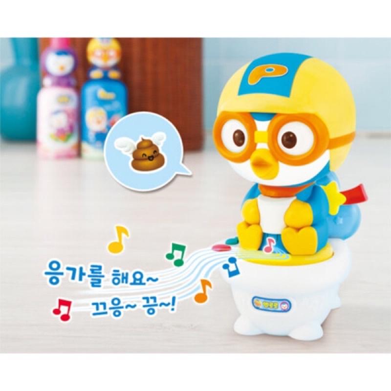 正版 韓國 PORORO 噗噗馬桶學習組 音樂 企鵝 兒童玩具-細節圖2