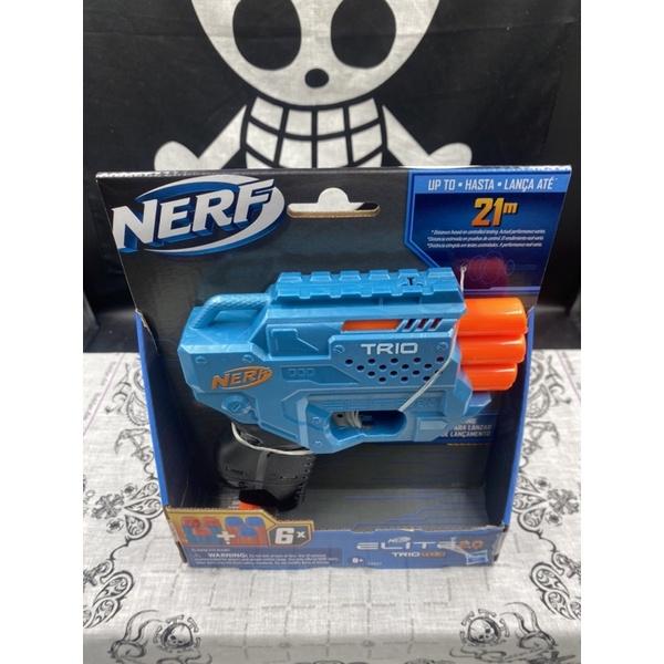 NERF 菁英 系列 射擊 三重奏 孩之寶 正版 白證 一次三發 玩具槍 子彈 軟膠-細節圖2