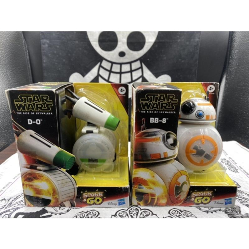 正版 孩之寶 Hasbro 星際大戰 E9 火花滾輪機器人 R2 D2 D-0 BB-8 迪士尼 戰損版