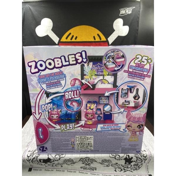 正版 Spin Master 糖果精靈 別墅 溜滑梯 遊戲組 Zoobles 桌遊 家家酒-細節圖4