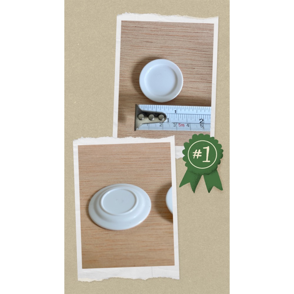 白（圓直徑3.5cm)