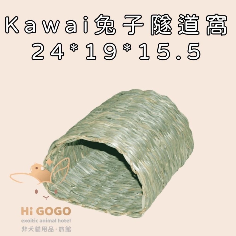 ◆HiGOGO◆Kawai兔子草窩 兔子臥榻 兔子草墊 天竺鼠草窩-細節圖3