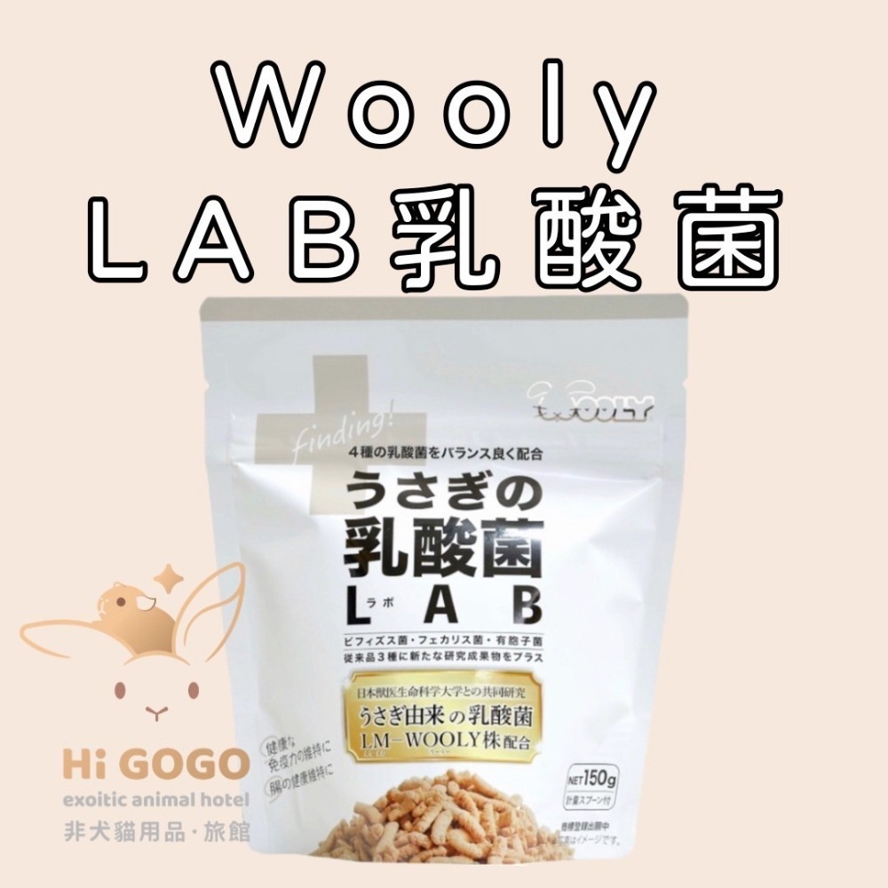 #台灣代理商進口#◆HiGOGO◆Wooly 兔子的乳酸菌 LAB研究所乳酸菌-規格圖1